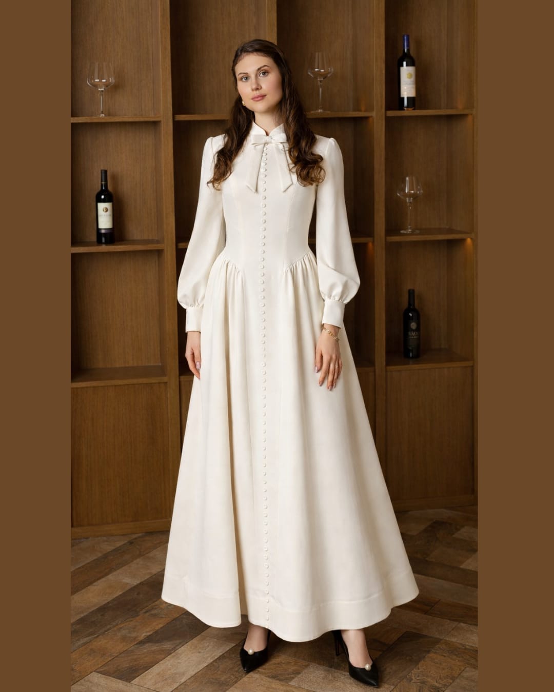 Button Bow Dress